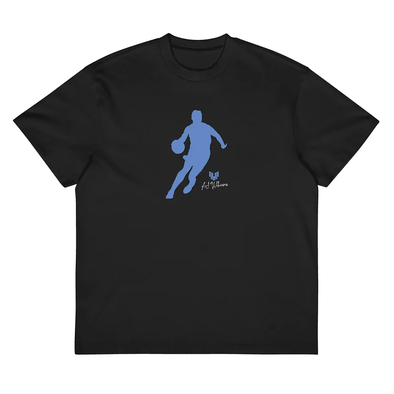 AJ Williams Silhouette Boxy T-shirt Black — Black